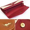 Opabinia Stretching Cat Plate Long Letter Light Pink Wallet, Women's, Shape,
