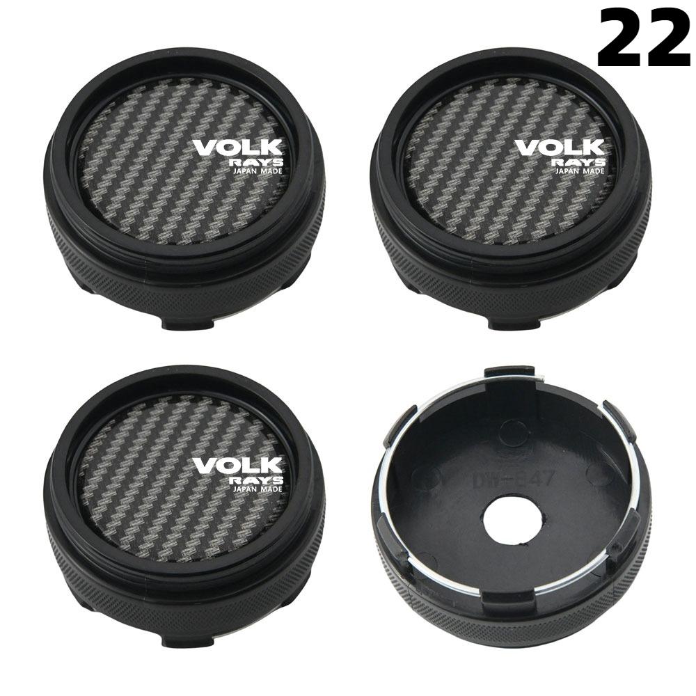 1 Zestaw/4 Szt. Średnica Zewnętrzna 66 MM / Średnica Wewnętrzna 62 MM Kołpaki Felg RAYS VOLK VR GRAM Logo Kołpak Środkowy Koła Pokrywa Koła Kołpaki Piasty Akcesoria do Opon Samochodów Sportowych