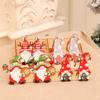 9/12pcs Christmas Santa Gnome  Xmas Tree Wooden Hanging Craft Christmas Ornaments Christmas Decorations Pendants for Home Kerst