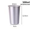 Heavy Duty 304 Stainless Steel Beer Milkshake Cup for Both Hot and Cold Drinks