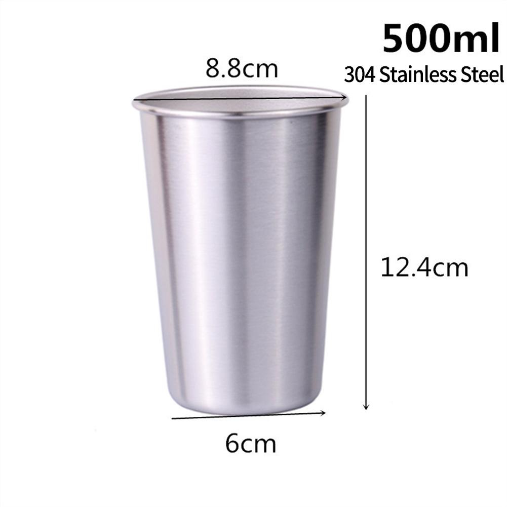 Heavy Duty 304 Stainless Steel Beer Milkshake Cup for Both Hot and Cold Drinks