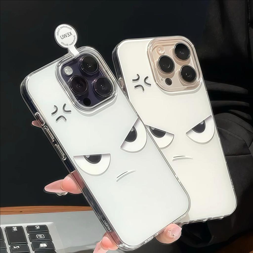 Fierce Expression for Apple 16Plus Mobile Phone Case for IPhone15 New Model 14ROMAX/13/12/11 Transparent