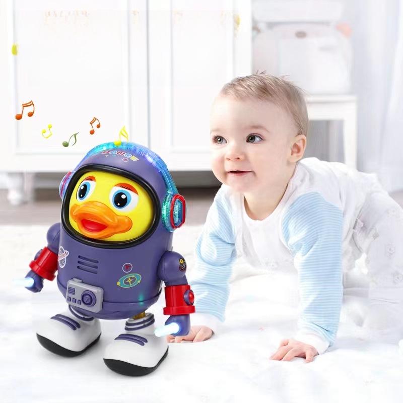 Singing and Dancing Robot Toy - Electric Swing Space Duck for Kids