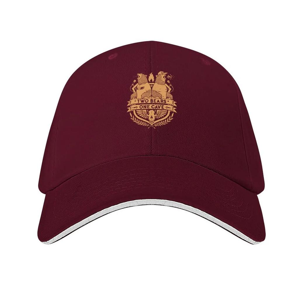 TWO BEARS ONE CAVE BY JEREMY FISH Baseball Cap Christmas Hat Sun Hat For Children Anime Hat Sun Cap Golf Unisex Womens