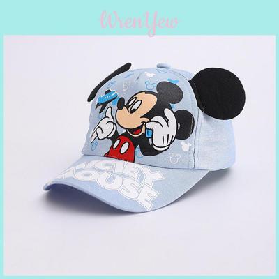 Kreslená dětská baseballová čepice Mickey Mouse z prodyšného polyesteru pro letní venkovní hru