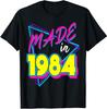 Graphic Birthday Gift Short Sleeved 40 Years Old Born In 1984 Shirt 40th Birthday Summer T-shirt Retro Vintage 1984 Tshirt