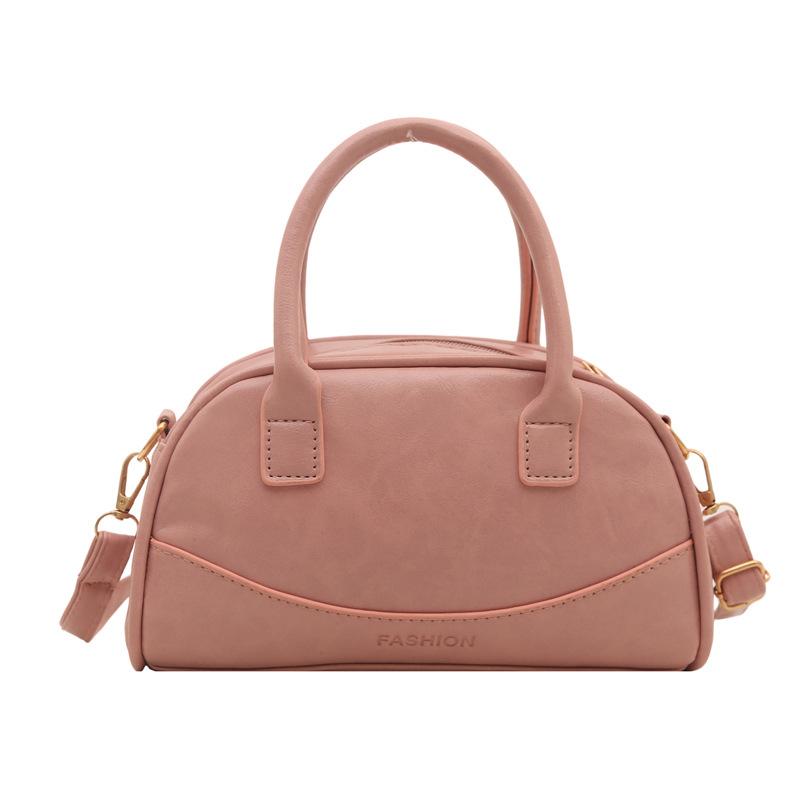 2025 new handbag niche design Boston bag handbag small square bag messenger bag women