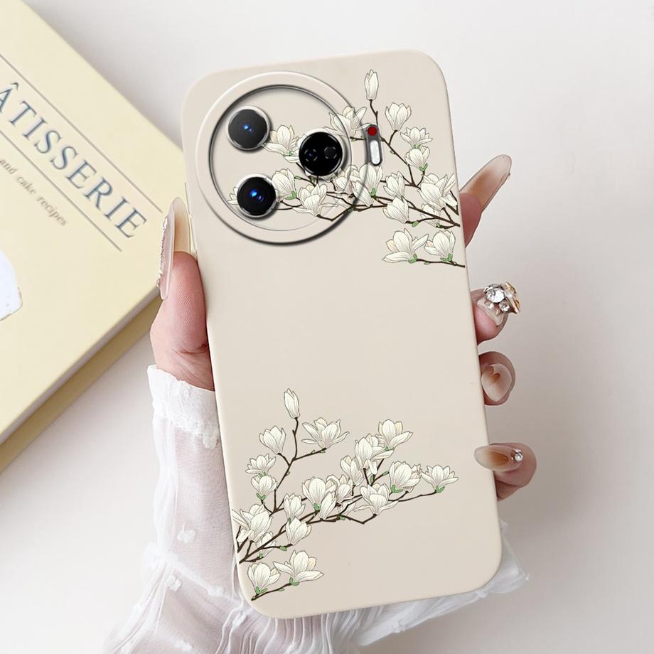 For Tecno Camon 30s 30sPro Phone Case Liquid Silicone Soft Back Cover For Camon 30 Pro 5G Bumper Dragon Cat Flower Butterfly