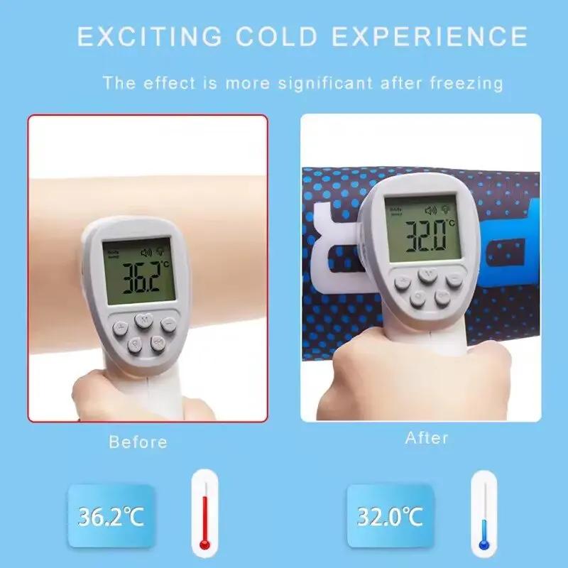 Ice Silk Arm Sleeves Uv Protection Anti-Slip Sunscreen For Men & Women Cooling Summer Outdoor Sports Sleeve For Cycling