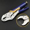Industrial Grade C-Type Auto-Locking Pliers - Round Straight Pointed Jaw Quick-Sealing Fixing Pliers