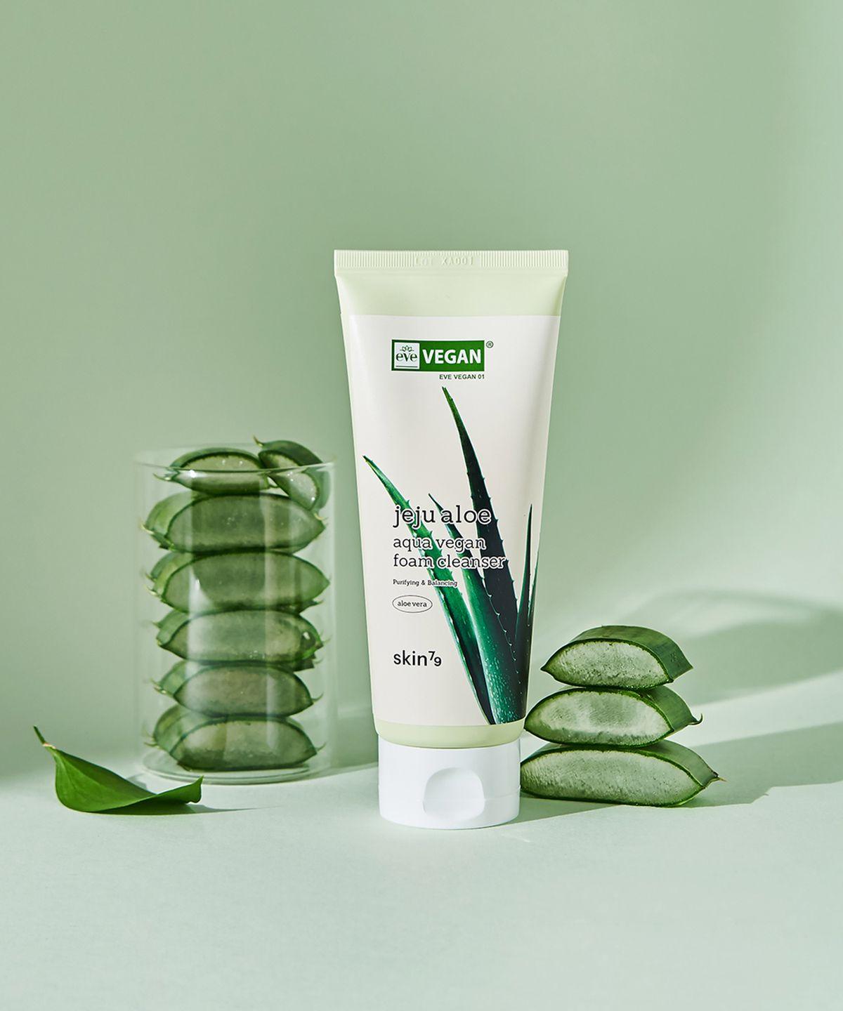 Jeju Aloe Aqua Vegan Foam Cleanser 150ml