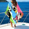 1pc The Powerpuff Girls10 Beach Towel with Custom Name, Beach/Swimming/Bath/Picnic/Camping Towel, Suitable for Seaside Beaches