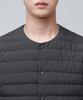 Musinsa Standard Transform Round Neck Light Down Vest [Charcoal Gray]