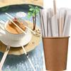 100Pcs Single Package Coffee Stirrer Sticks Disposable Drinking Stir  Coffee Supply