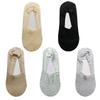 5 Pairs Women Sexy Lace Floral Socks Female Invisible Socks Boat Socks