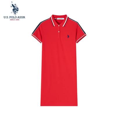 Abito midi casual a polo da donna