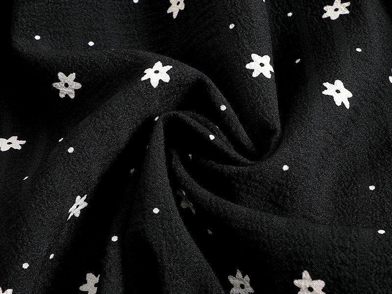 Plus Size Floral Polka Dot Midi Dress - Women's Summer A-Line Skirt