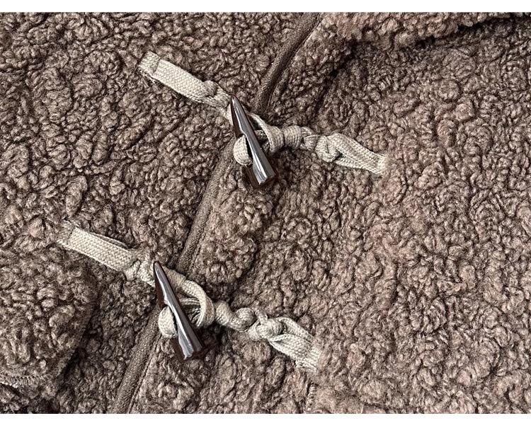 2025 Autumn/Winter Boys' Lambswool Quilted Fleece Coat for Small and Medium Sized Children