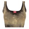 Diesel Womens/Ladies Cropped Slim Tank Top