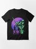 100% Cotton Anime Harajuku Ayanami Rei Printing Tshirt MenMomen Oversized Short Sleeve T-shirt Spring Summer Tops