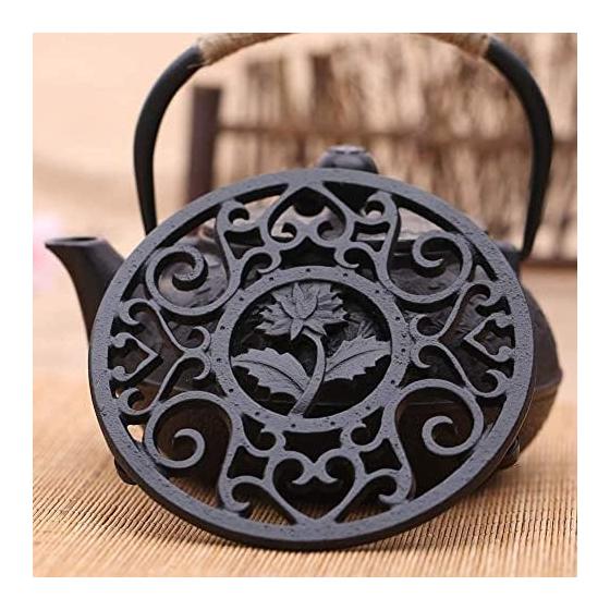 Nambu Ironware pot holder, pot holder, cast iron teapot holder, kitchen, bottle holder, cooking utensil, flower shape