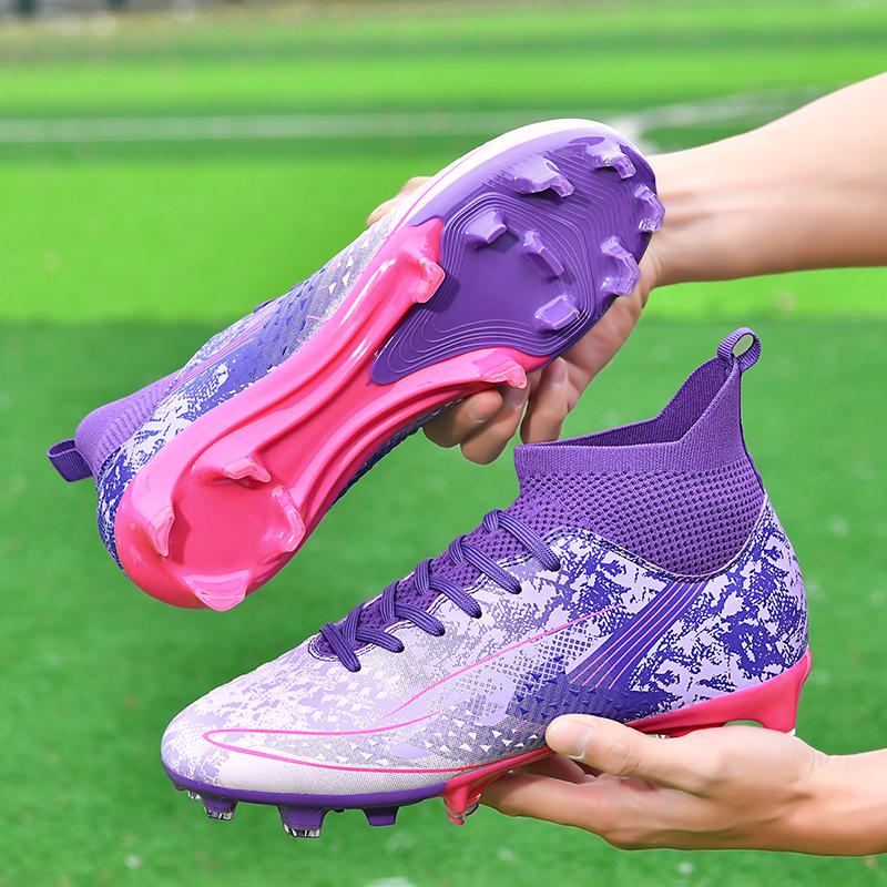 Unisex Soccer Shoes TF/AG Outdoor Professional Training Football Shoes for Men/Women/kids