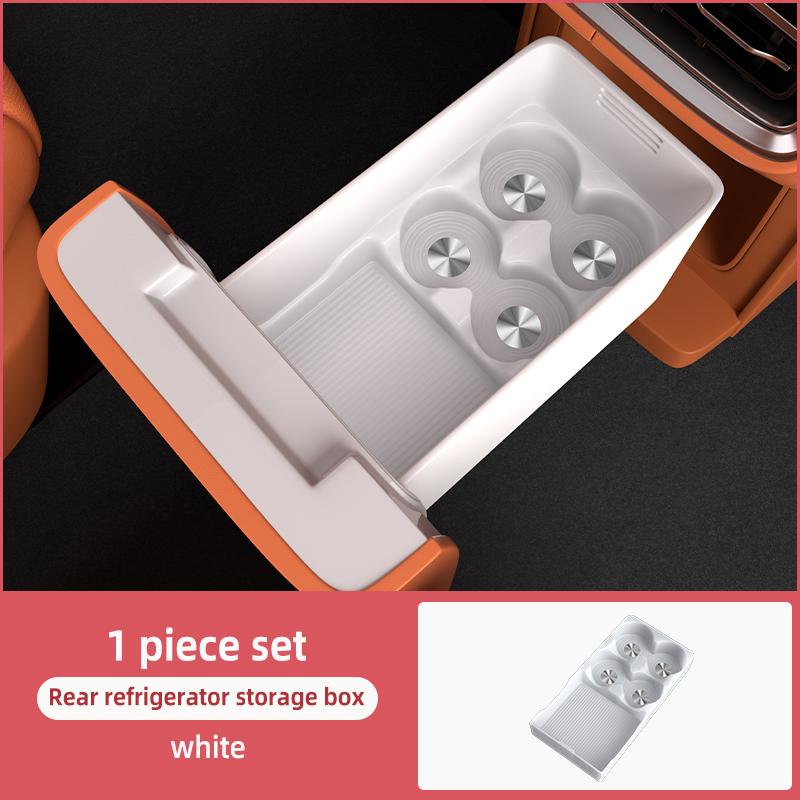 For AITO M8 5/6Seat 2025 2026 Center Armrest Second Row Fridge Storage Hidden Box Silicone Protective Mats Cup Holder Organizer