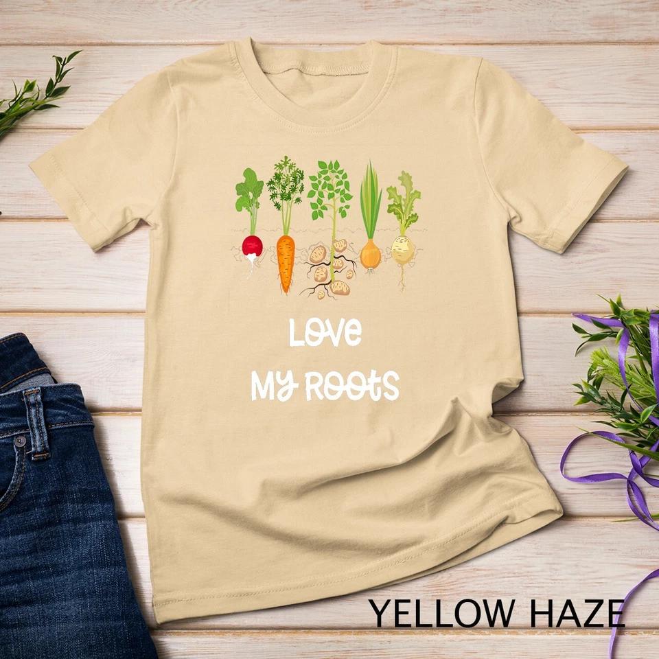 Root Vegetables Gardening, Cute Garden Tee Shirt Gift, 3Dk Unisex T-shirt 14 S