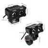 1PC 60W Motorcycle LED Lens Spotlight Double Lenses Spotlight Motorcycle Auxiliary Fog Lamp IP67 Dual Color White Yellow Light
