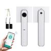 Smart Fingerprint   5 in 1 Keyless Entry Biometric Lock with APP Control Password Keypad IC Card Auto Lock for   Apartment