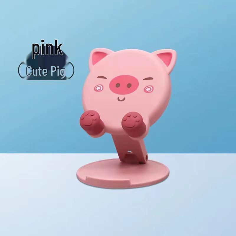 Rotating Cartoon Phone Stand: Cute, Portable, and Adjustable