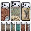 Rustic Brown Western Country Leather Phone Case for iPhone 17 Air 16e 15 14 13 Pro Max Back Cover for 12 11 Pro Coque