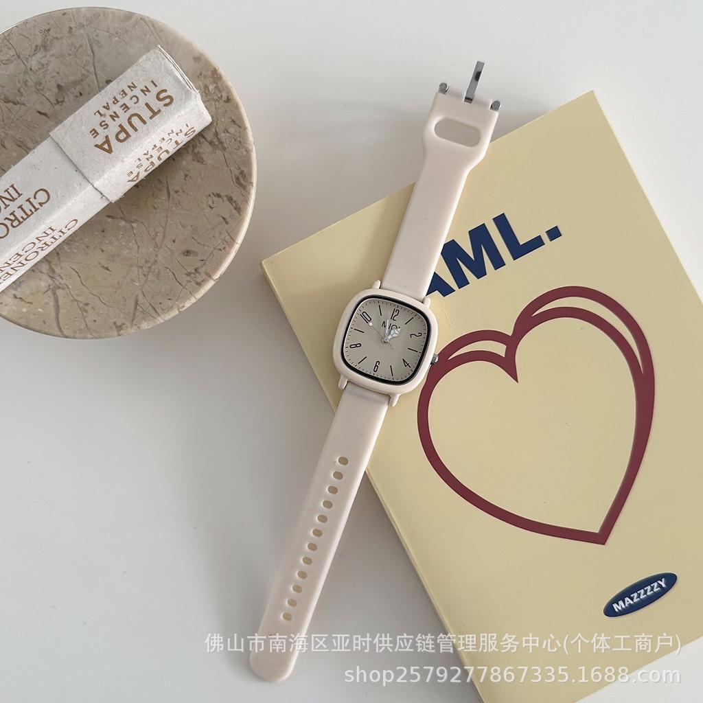Korean Watch Male And Female Students Examination College Style High Value Simple Silicone Women'S Watch Source