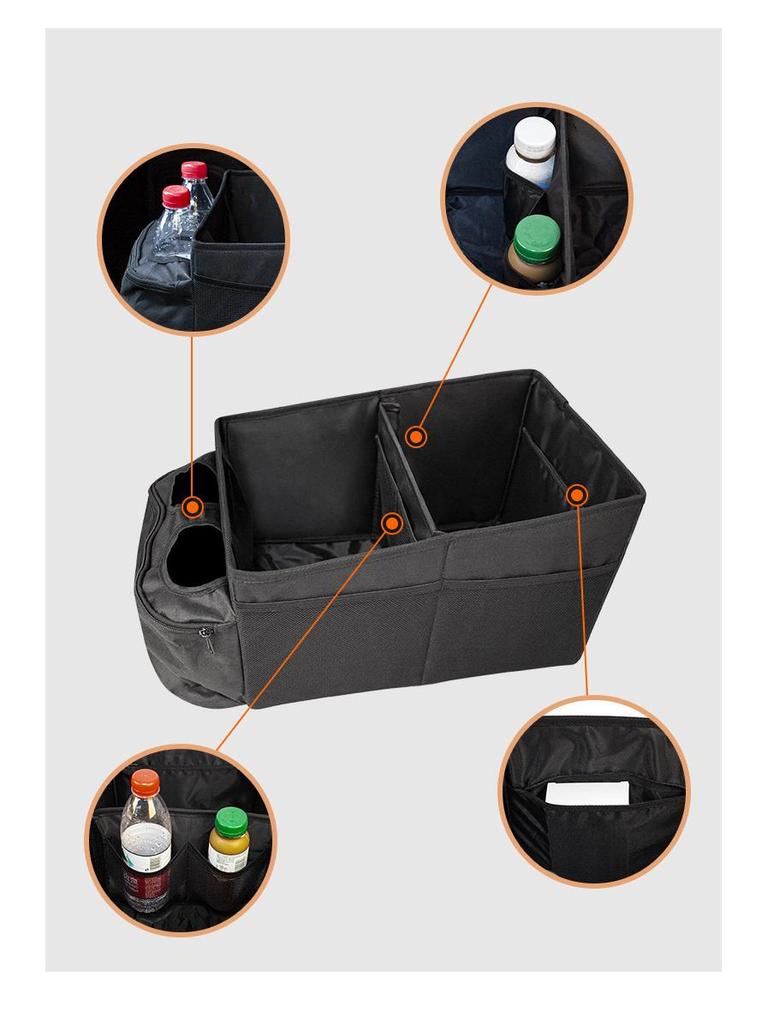 Large Capacity Car Back Seat Organizer - Oxford Cloth Storage Bag