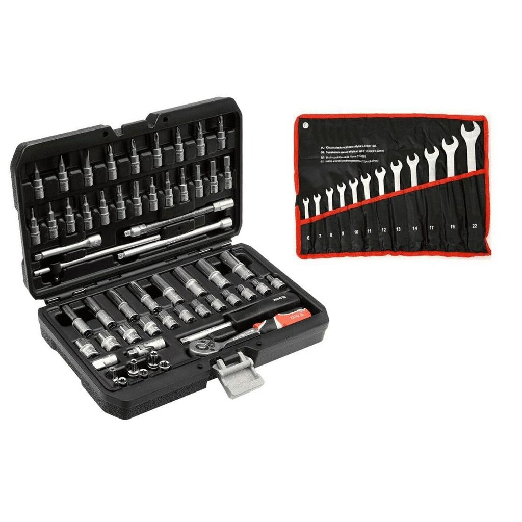YATOYT-14474 46 Pcs Square Drive Socket Set - View #6