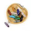 Creative Natural Stone Crystal Amethyst Agate Hexagonal Column Hexagonal Prism Six Pendant Necklace N668
