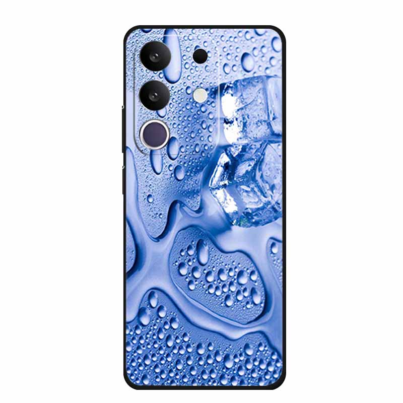 Phone Case For Vivo T4x 5G Y300T 2025 Case 6.72" Black Silicone TPU Soft Back Cover For Vivo Y29 4G Cases Y 29 Coque Funda Para