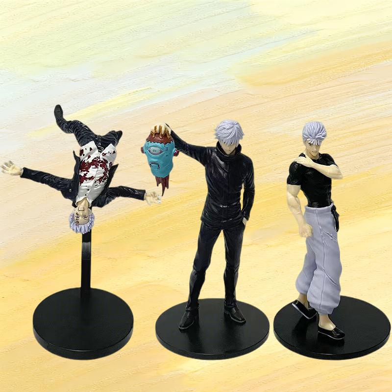 19cm Figure Anime Jujutsu Kaisen Satoru Gojo Cool Combat Style Action Model Doll Toy Collection Desktop Birthday Gift PVC Poseable Articulated Scale