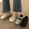 Fashion 2025Women  Jane Shoes Round Toe Ballet Flats Shoes  New Fashion Buckle Strap Loafers Spring Autumn Outdoor Sneakers