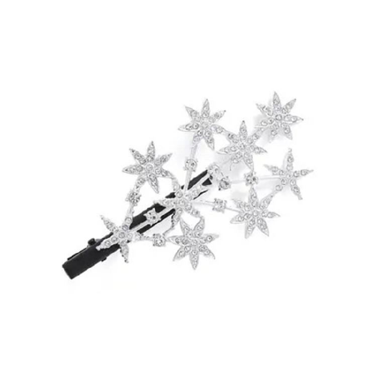 Star Duckbill Hair Clip with Rhinestones Designs Suitable for Trendy Women Everyday and Festive Use Casual Wear