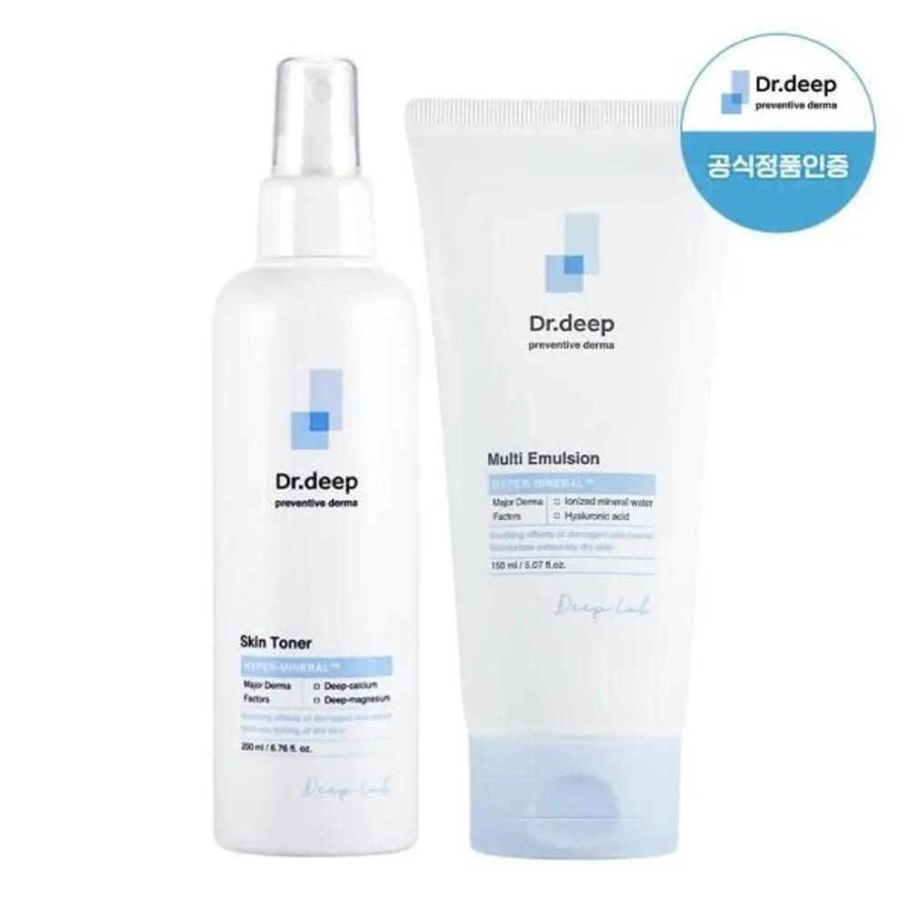 

[Dr.deep] Mineral 2-Piece Set (Multi-Emulsion + Skin Toner)