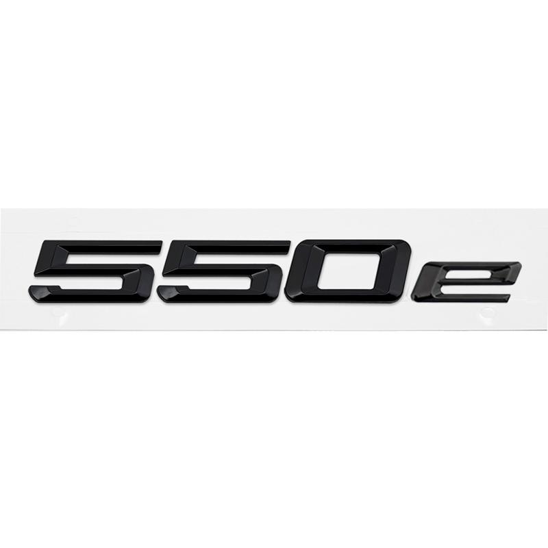 ABS Auto Kofferraum Heck Buchstaben Logo Plakette Emblem Aufkleber für BMW 5er Serie 520e 525e 528e 530e 535e 540e 550e E39 E60 E61 F10 F11 G30