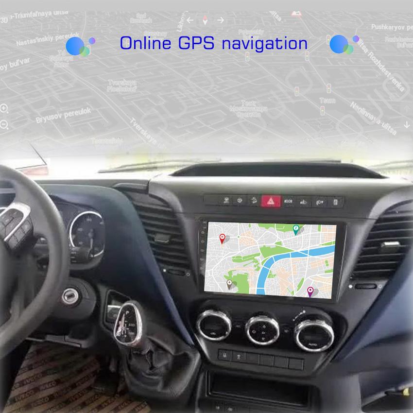 2din IPS HD Android 10 Android 10 Car Radio Multimedia Player Carplay Auto GPS Navigation DSP BT For Iveco Daily 2013 2014 -2021