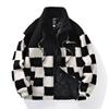 Herren 2026 Winter Lammwolle Baumwolle Jacke mit Plus Samt Fleece