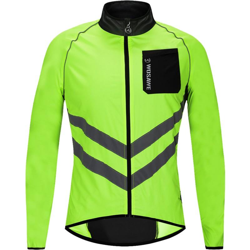 Unisex Cycling Windbreaker Jacket Road Bike Riding Outdoor Sports Breathable Apparel