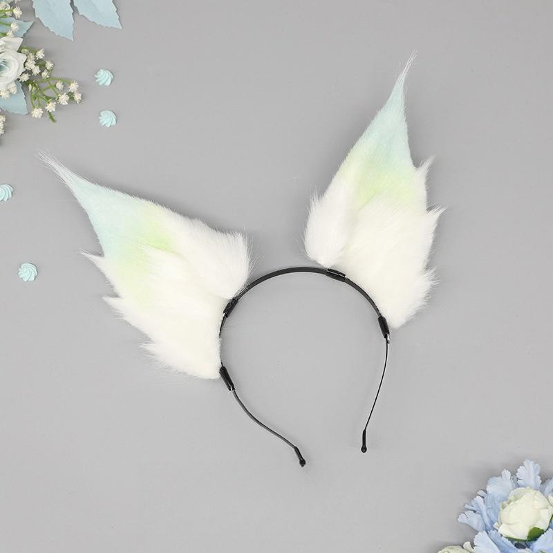 Plüsch Niedliches Tier Fuchs Katzenohr Stirnband Cosplay Kopfbedeckung Cartoon Haaraccessoires für Bühnenauftritt Comic-Con Party