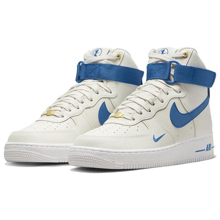Nike Air Force 1 High SE 40. výročie - Sail Blue Jay Dámske tenisky Krémovo biela Metalická zlatá DQ7584-100