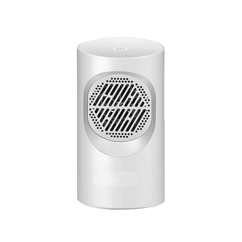 Mini Portable Hot And Cold Wind Electric Fan Heater Touch Switch Small Radiator Warmer Stove for Household Office Travel Black/White