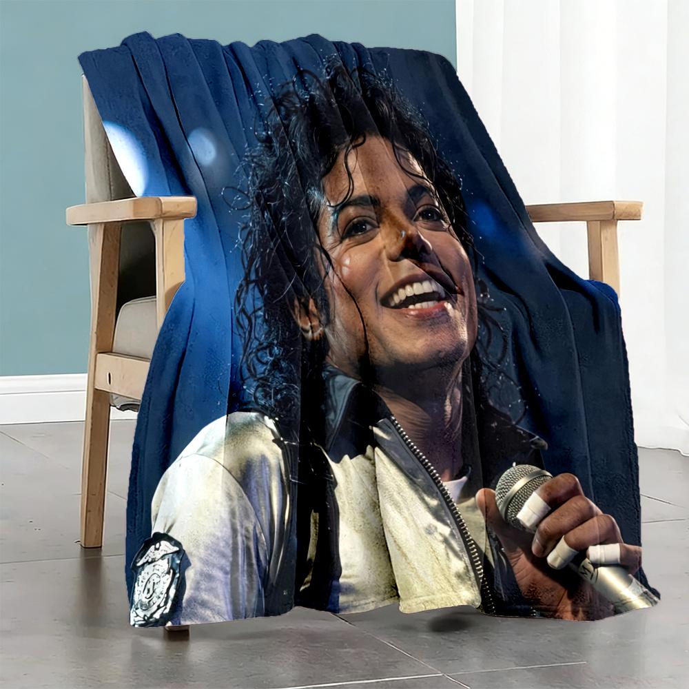 Michael Jackson Blanket Durable Comfort Great For Sofa Livingroom Office Allseason Use Stylish Decor Perfect Gift For Relatives And Friends