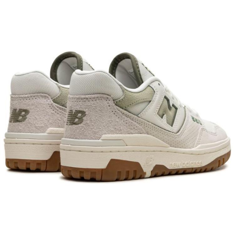 New Balance Dámské 550 Jarní kolekce - Olivín Dámské tenisky Bílá Reflexe Mořská sůl BBW550FO